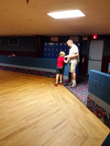 Day 6. Granddaughter's 1st time on skates with a little help from Grandpa. I'm proud of her determination.